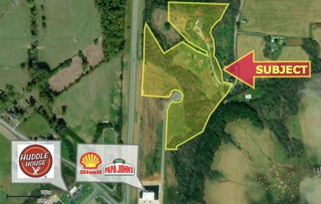 14.9 Acres of Improved Commercial Land Baxter, Tennessee, TN