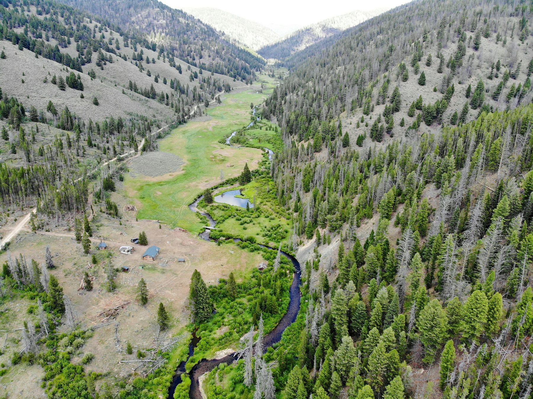 80.5 Acres of Recreational Land & Home North Fork, Idaho, ID