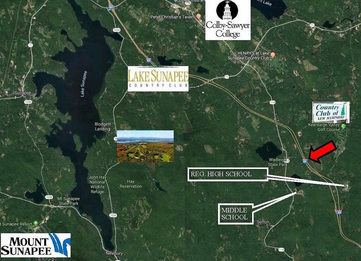 5.8 Acres of Mixed-Use Land Sutton Town, New Hampshire, NH