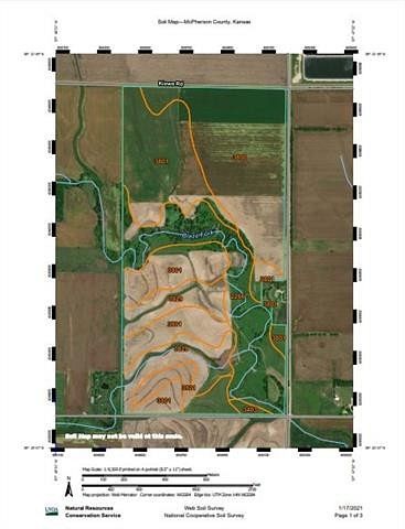 305 Acres of Recreational Land & Farm McPherson, Kansas, KS