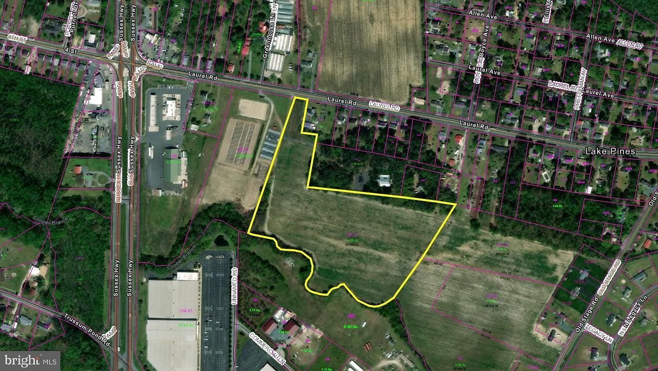 14.8 Acres of Mixed-Use Land Laurel, Delaware, DE