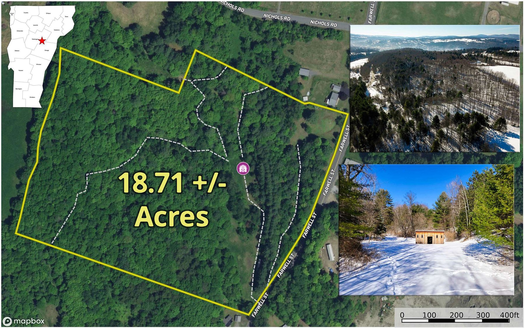 18.7 Acres of Mixed-Use Land Barre Town, Vermont, VT