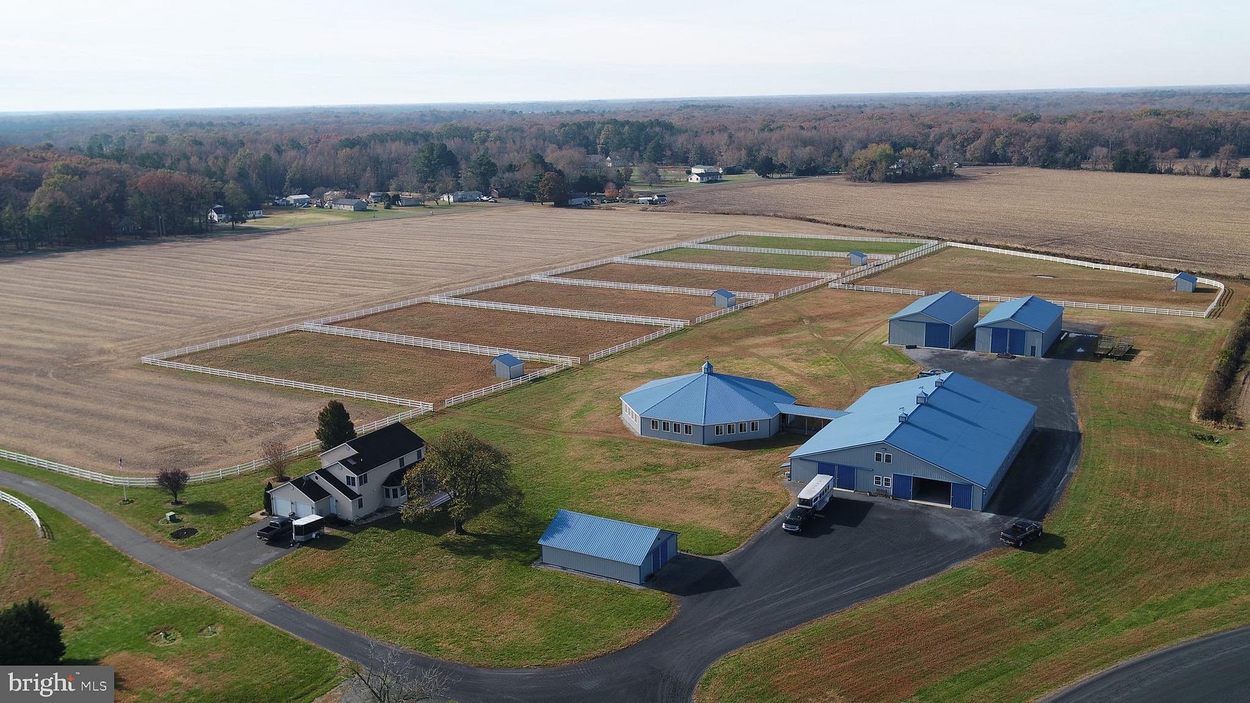 99.6 Acres of Agricultural Land & Home Felton, Delaware, DE