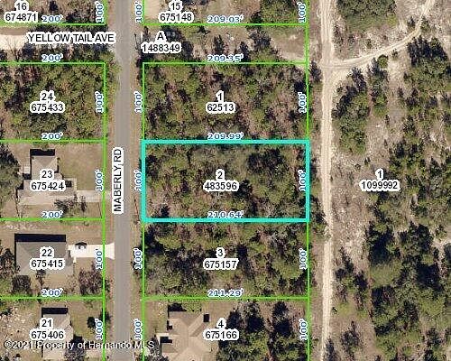 0.47 Acres of Residential Land Weeki Wachee, Florida, FL