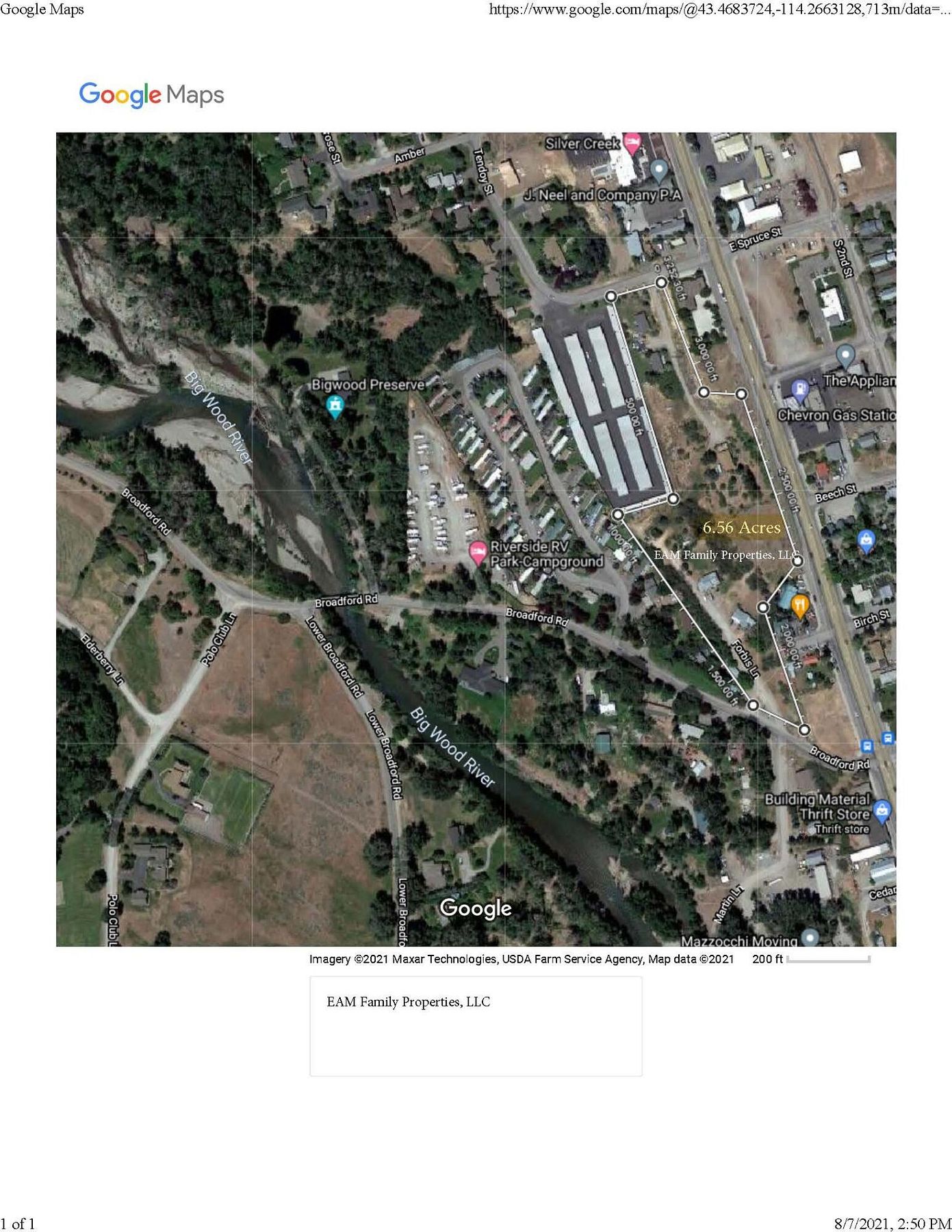 6.6 Acres of Commercial Land Bellevue, Idaho, ID