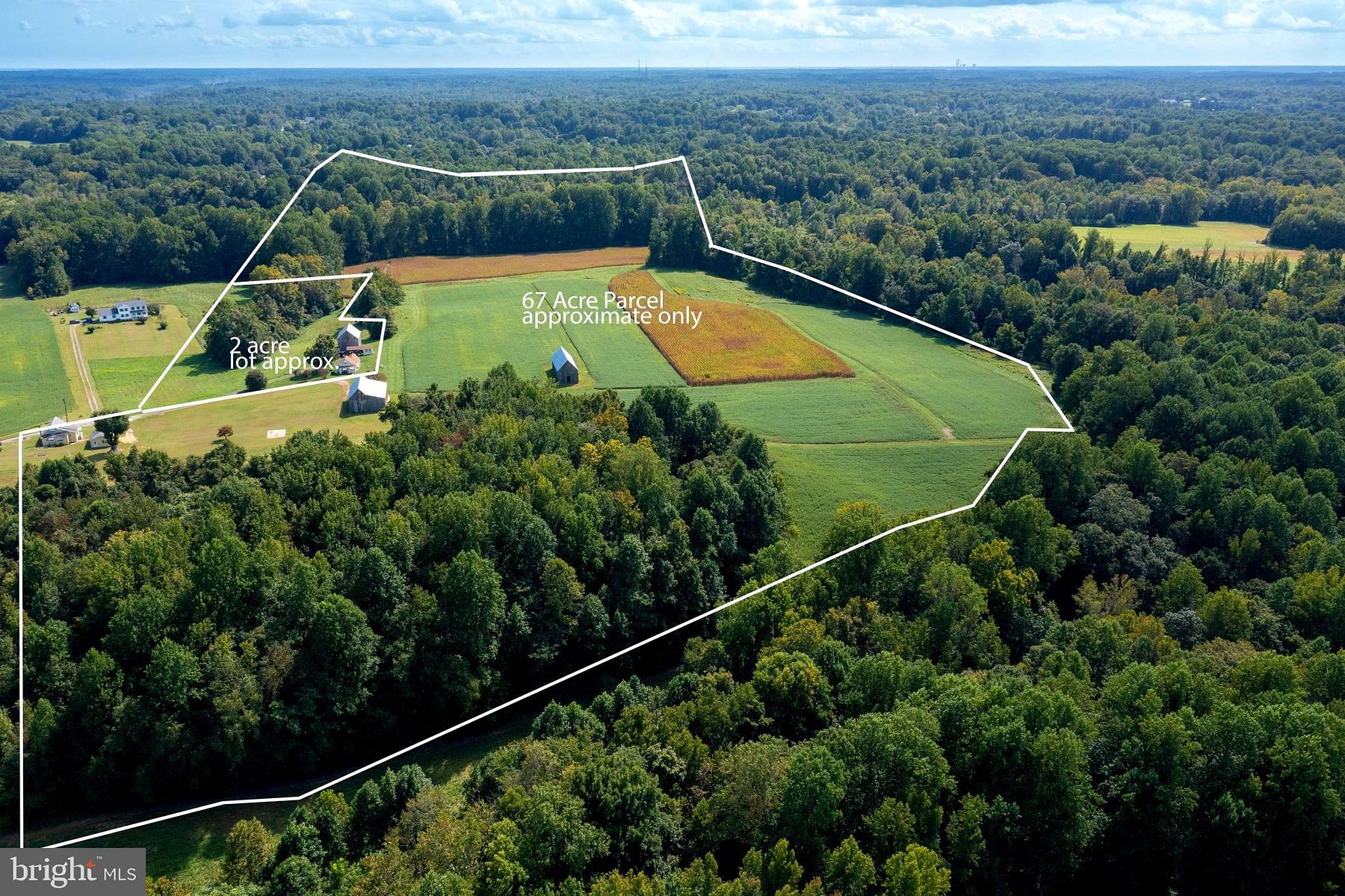 69.7 Acres of Land & Home Owings, Maryland, MD
