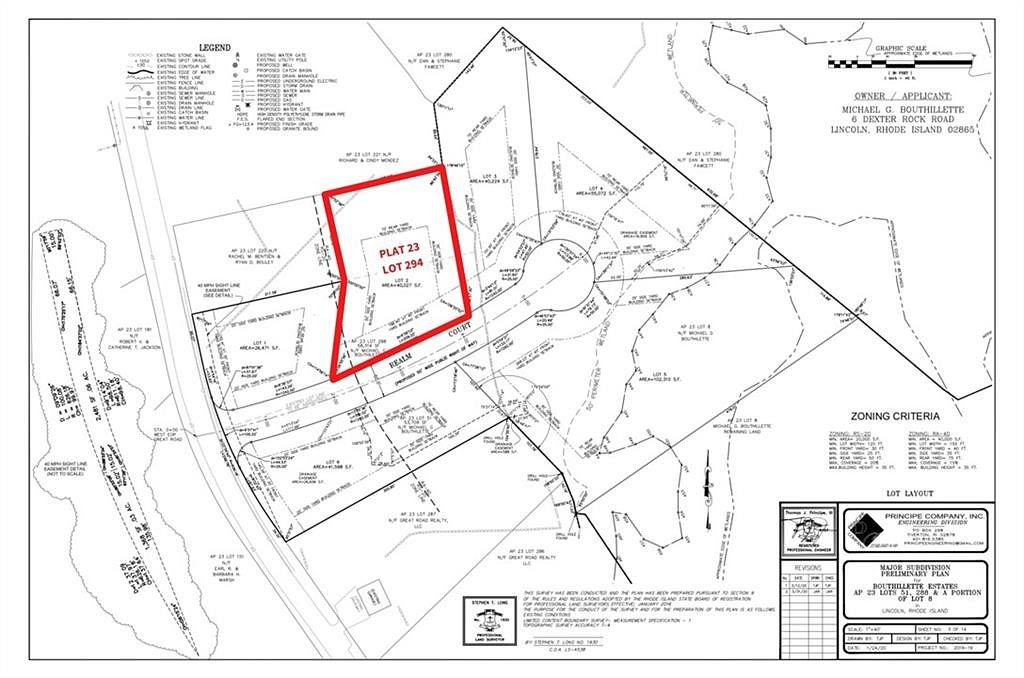 0.92 Acres of Residential Land Lincoln Town, Rhode Island, RI