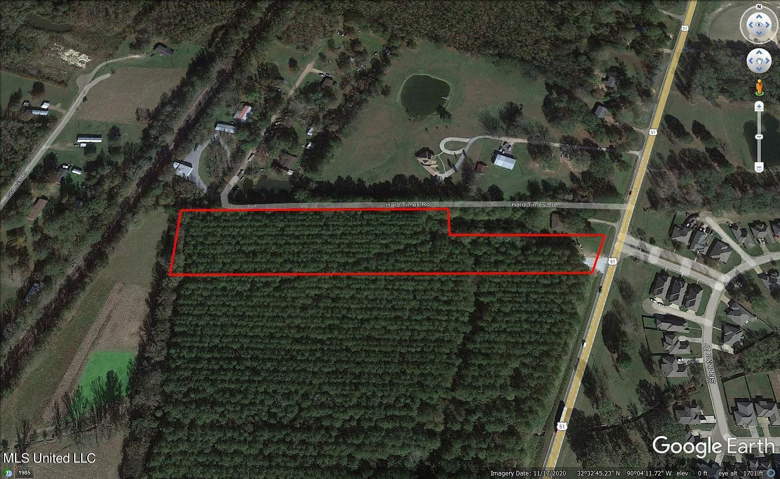 5 Acres of Commercial Land Canton, Mississippi, MS