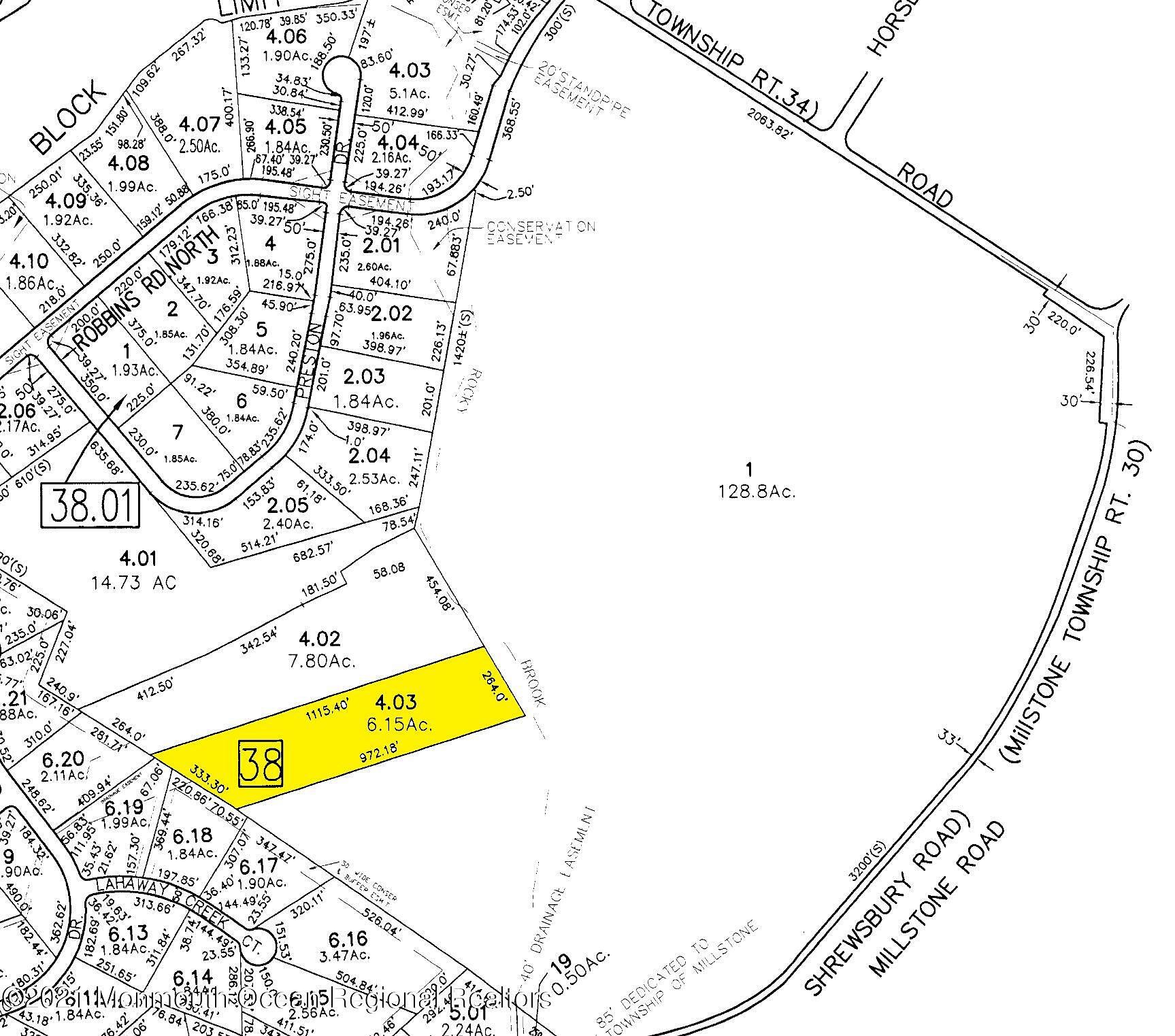 6.2 Acres of Residential Land Millstone Township, New Jersey, NJ