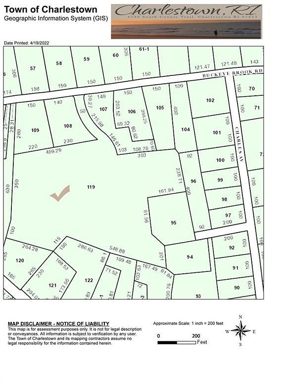 9.7 Acres of Residential Land Charlestown, Rhode Island, RI