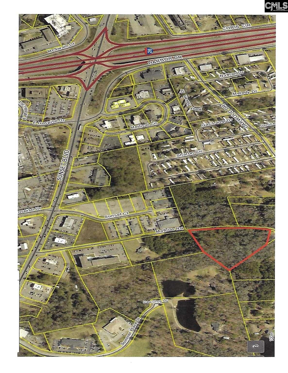 4.4 Acres of Commercial Land West Columbia, South Carolina, SC