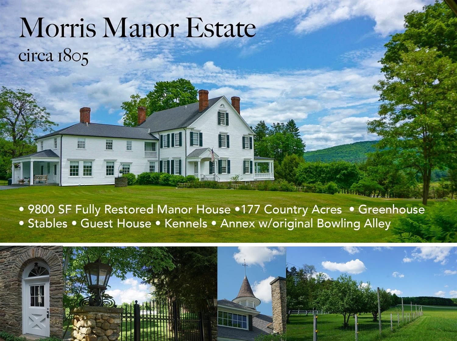 178 Acres of Land & Home Morris, New York, NY