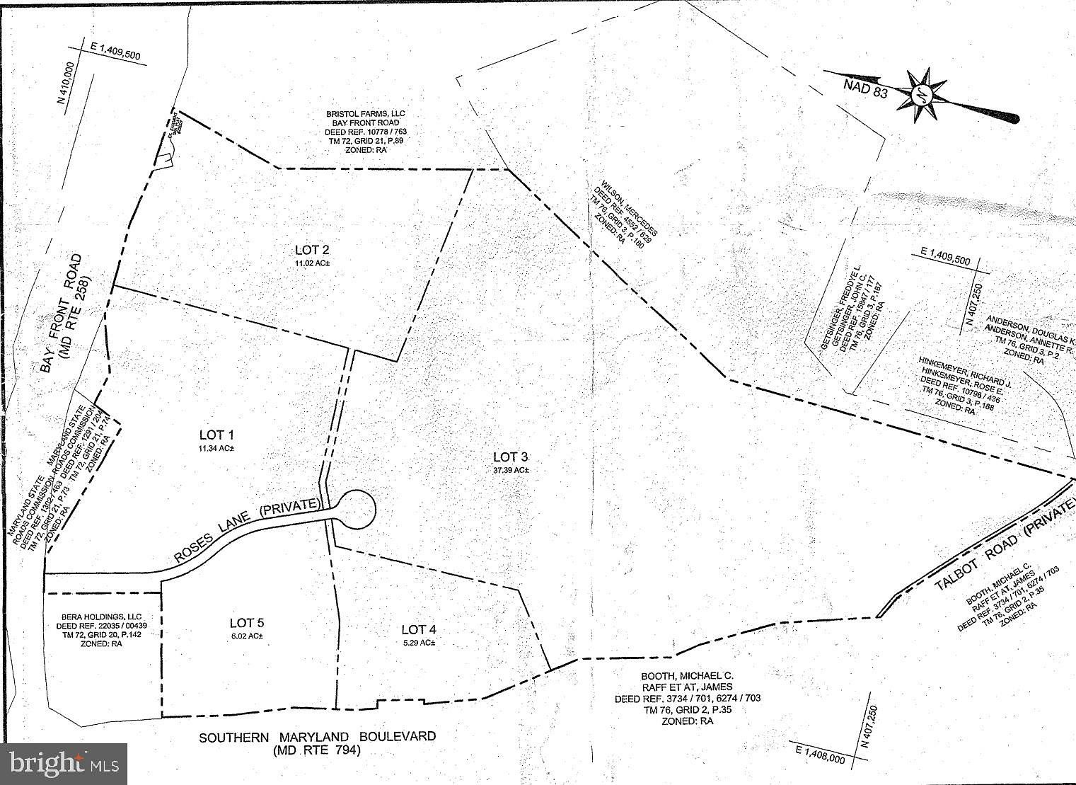 2.7 Acres of Residential Land Lothian, Maryland, MD