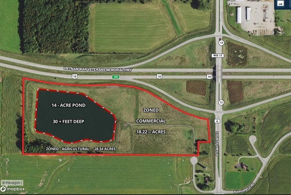 46.6 Acres of Mixed-Use Land Marshfield, Wisconsin, WI