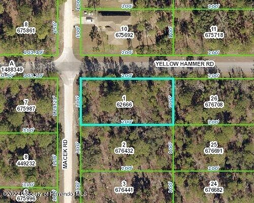 0.46 Acres of Residential Land Weeki Wachee, Florida, FL