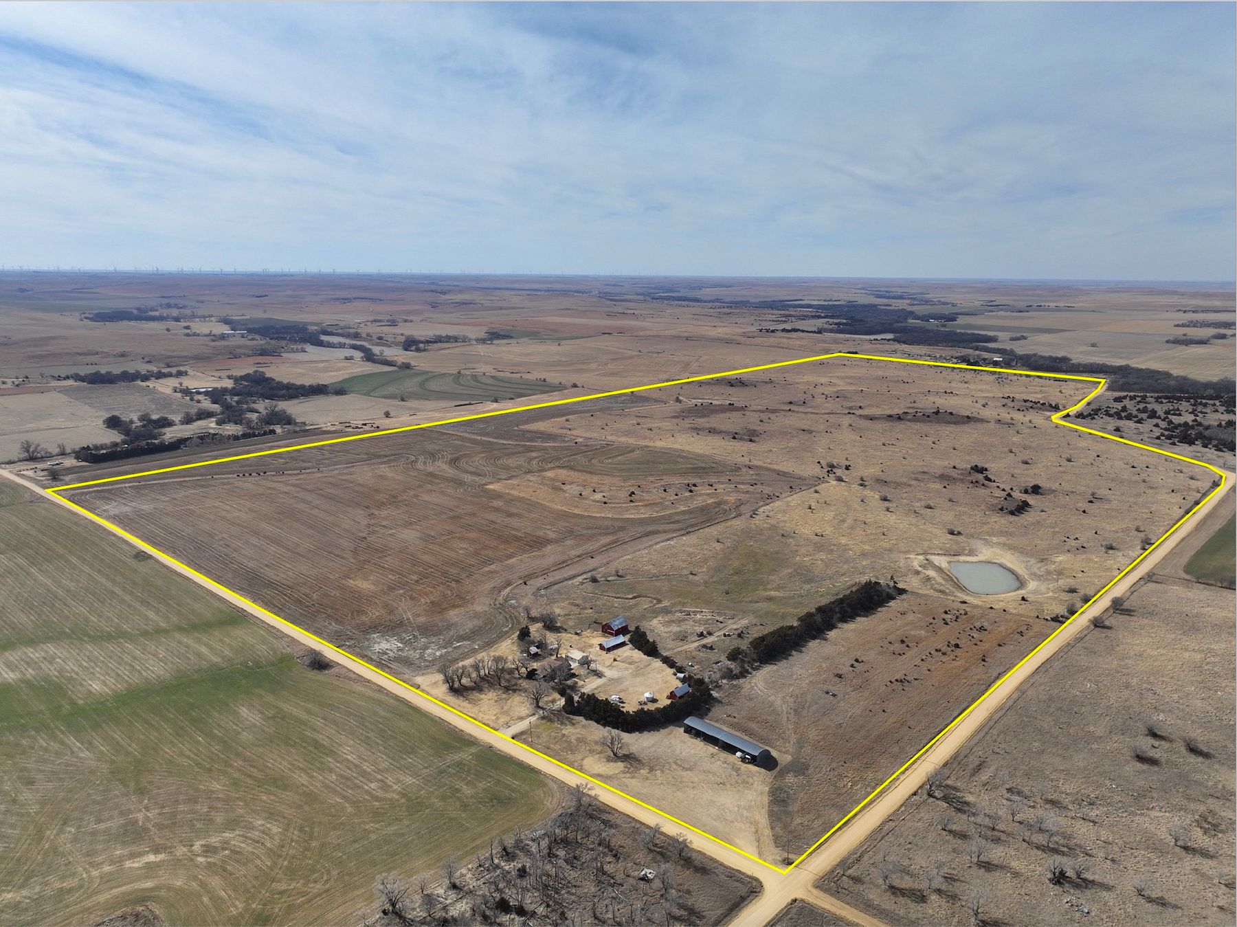 264 Acres of Mixed-Use Land & Home Lincoln, Kansas, KS