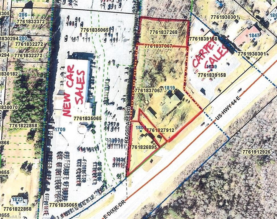 2.3 Acres of Commercial Land Asheboro, North Carolina, NC