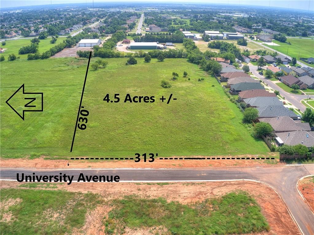 4.5 Acres of Residential Land Oklahoma City, Oklahoma, OK