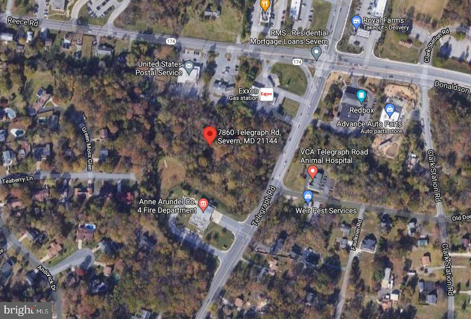 3.4 Acres of Commercial Land for Auction in Severn, Maryland, MD