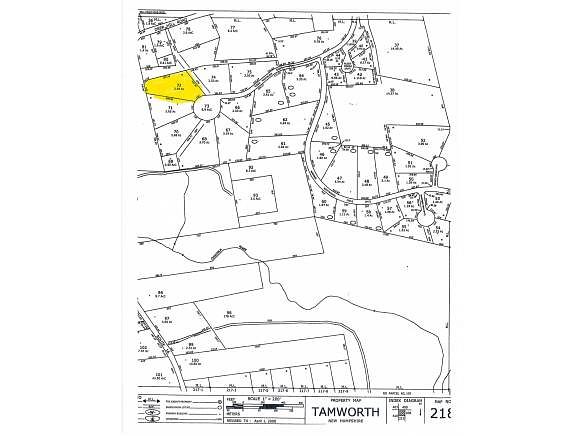 2.9 Acres of Residential Land Tamworth, New Hampshire, NH
