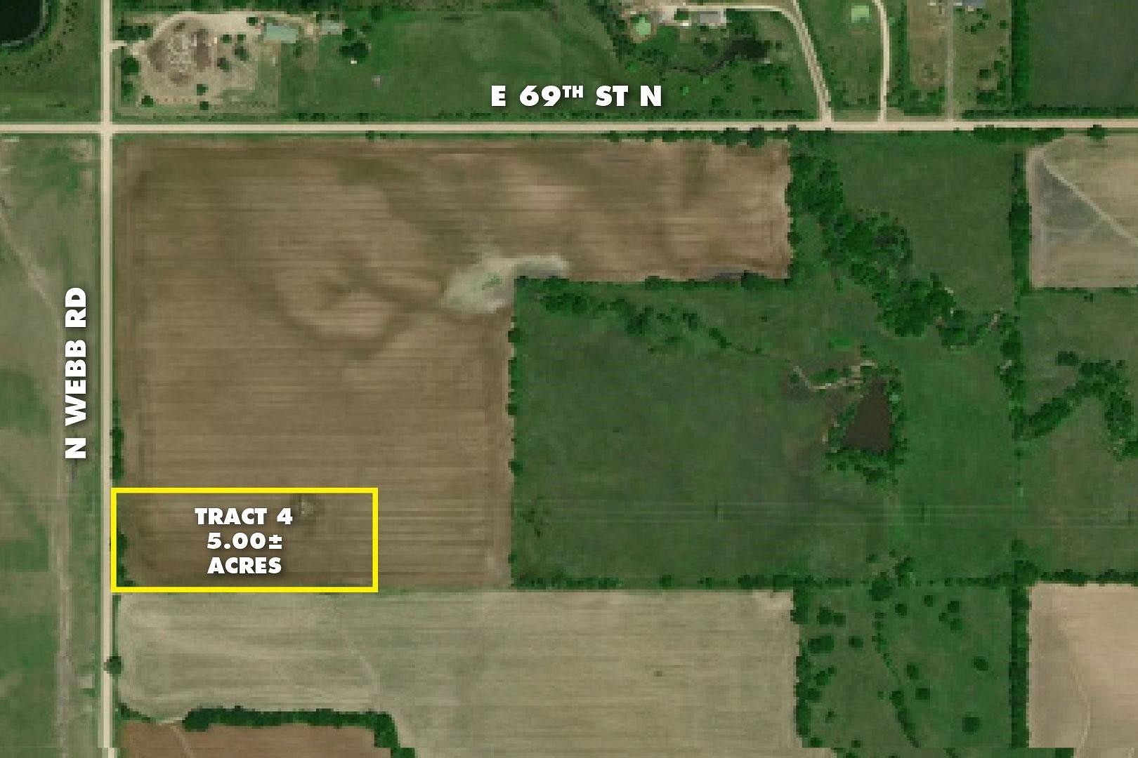 5 Acres of Residential Land for Auction in Wichita, Kansas, KS