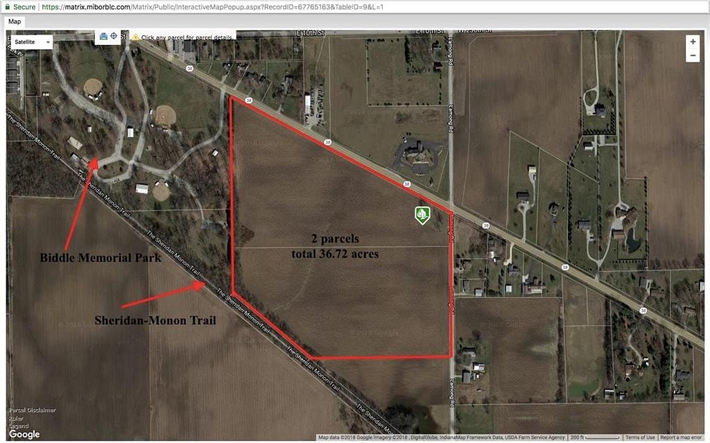 36.7 Acres of Mixed-Use Land Sheridan, Indiana, IN