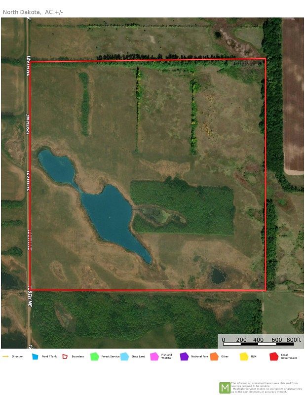 160 Acres of Recreational Land & Farm Walhalla, North Dakota, 