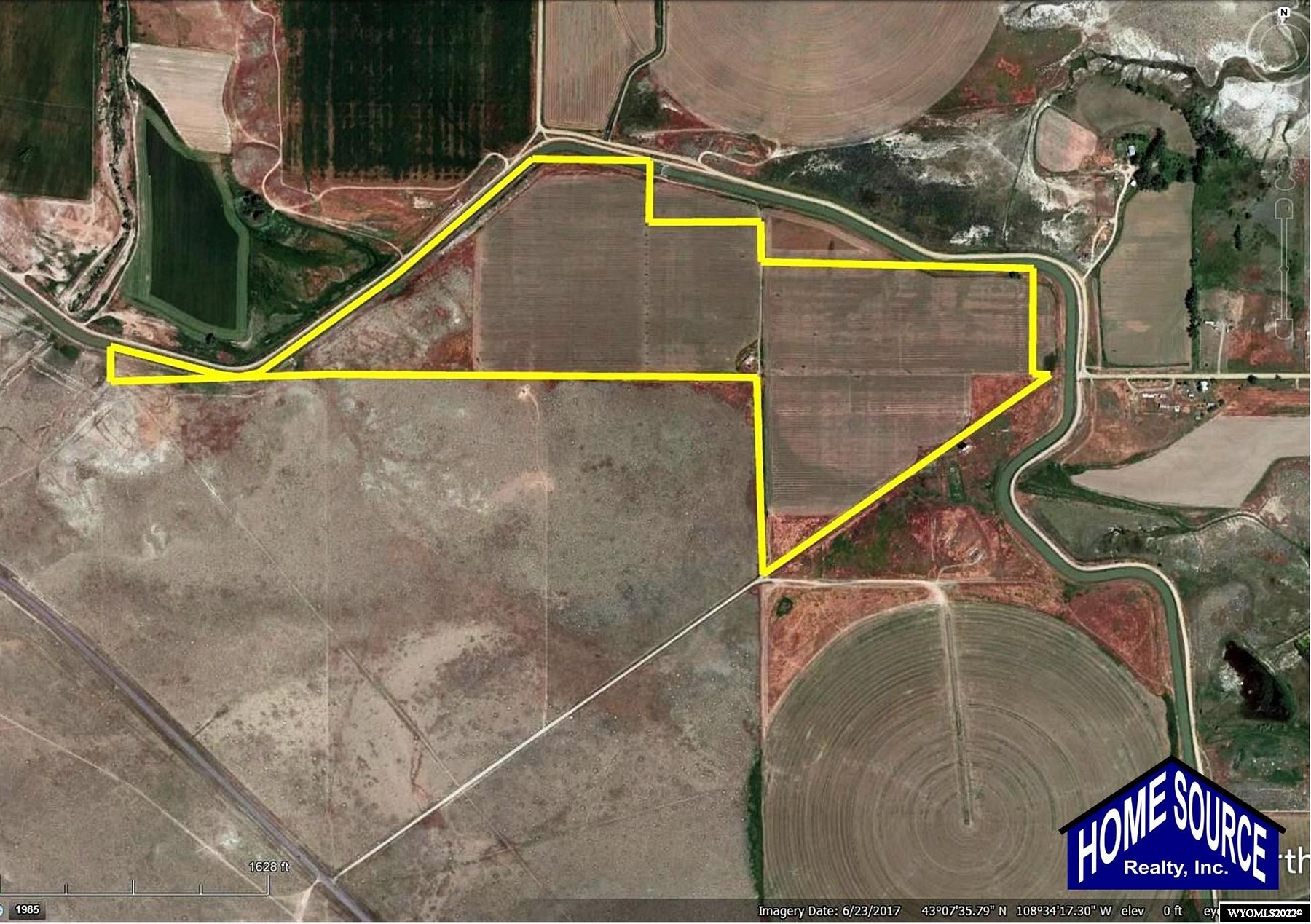 112 Acres of Agricultural Land & Home Riverton, Wyoming, WY