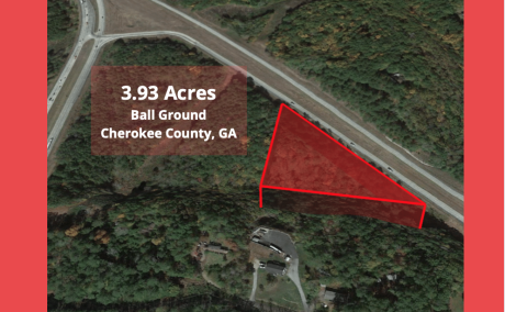 Own this 3.93 acre vacant lot in Cherokee County, GA for $39,900 or MAKE ME AN OFFER!!!