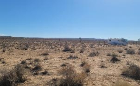 South of California City, 2.33 acres, new construction nearby, water hydrants are visible but not verified if working.