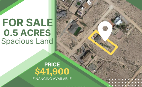 0.5 Acre Residential Land With Property  Rio Rancho 